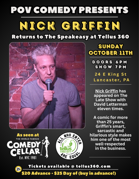 POV Comedy presents Nick Griffin Logo