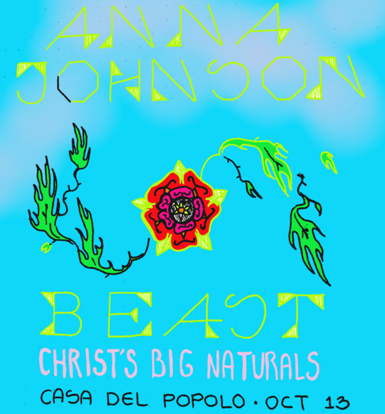 Anna Johnson with Beast and Christ's Big Naturals Logo