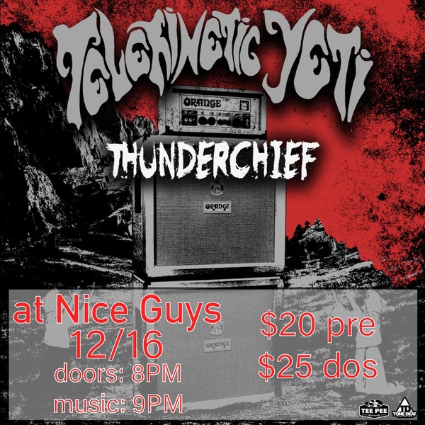 Telekinetic Yeti with THUNDERCHIEF Logo