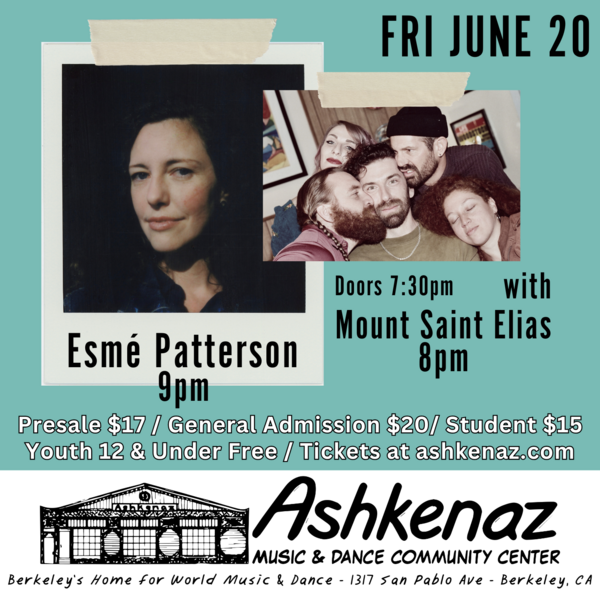 Esmé Patterson with Mount Saint Elias Logo