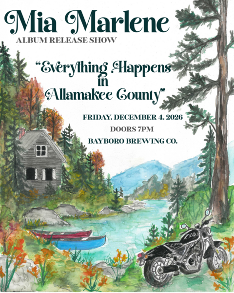 Mia Marlene Album Release Show Logo