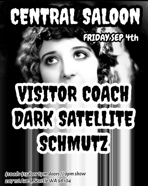 Visitor Coach • Dark Satellite • Schmutz Logo