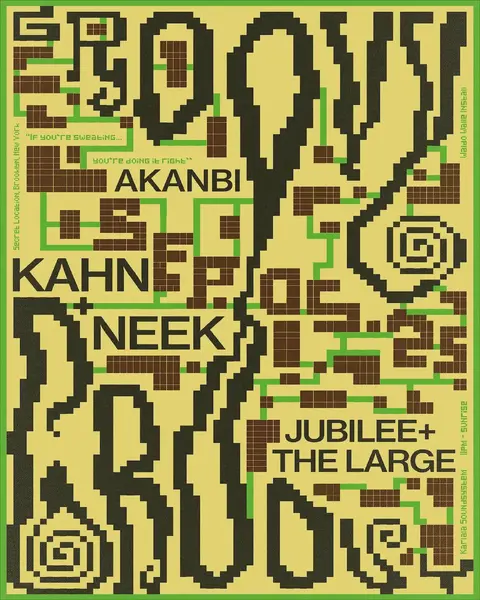GROOVY GROOVY — Kahn & Neek, Jubilee & The Large + Akanbi Logo