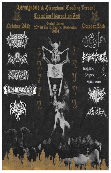 Cascadian Usurpation Fest: NIGHT 2 Logo