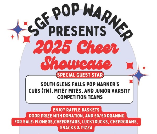 South Glens Falls Pop Warner Cheer Logo