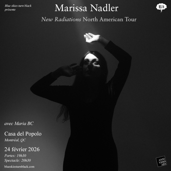 Blue Skies Turn Black présente: MARISSA NADLER + MARIA BC Logo