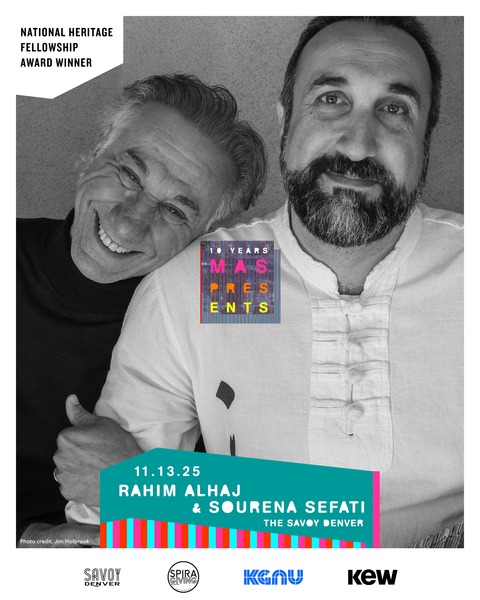 MAS Presents: Rahim AlHaj & Sourena Sefati Logo