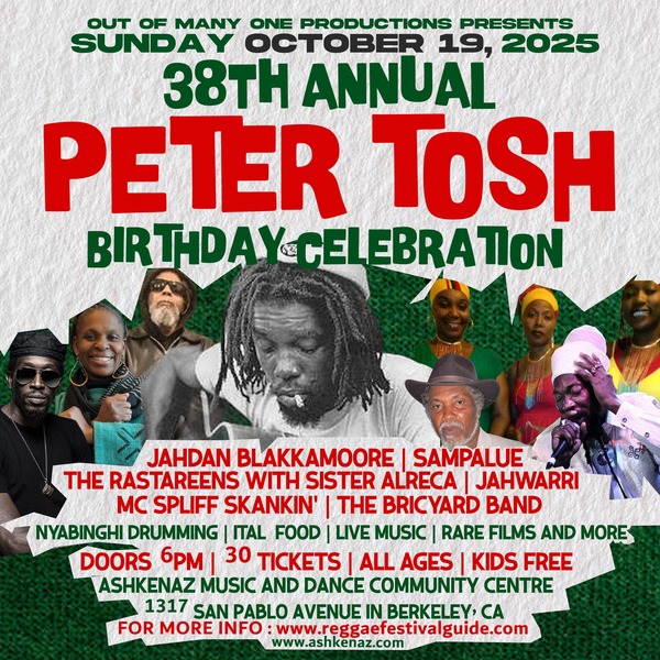 Peter Tosh Birthday Celebration Logo