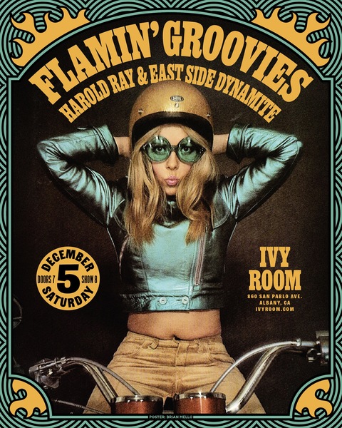 FLAMIN' GROOVIES + HAROLD RAY & EAST SIDE DYNAMITE Logo