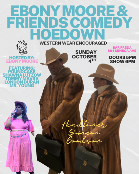 Ebony Moore & Friends Comedy Hoedown Logo