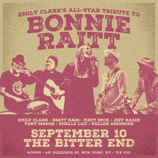 Emily Clark’s All-Star Tribute To Bonnie Raitt Logo