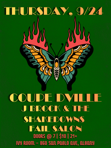 COUP DVILLE + J BROCK & THE SHAKEDOWNS + FAIL SALON Logo