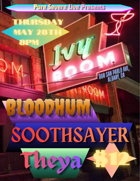SOOTHSAYER + BLOODHUM + THEYA Logo