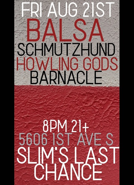 Balsa // Schmutzhund // Howling Gods // Barnacle Logo