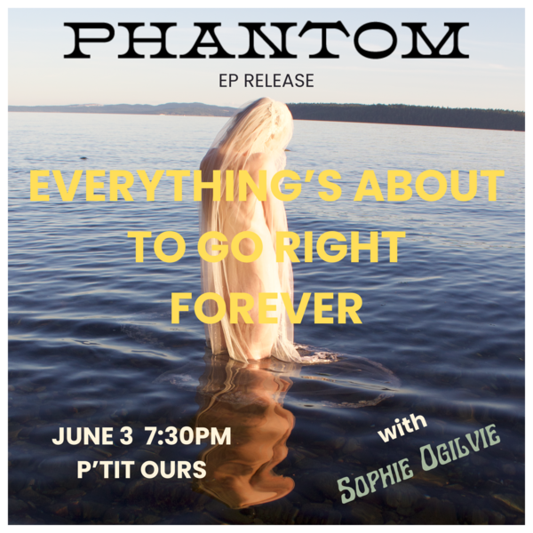 PHANTOM album release show with and Sophie Ogilvie Logo