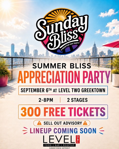Sunday Bliss: Summer Bliss Appreciation Party Logo