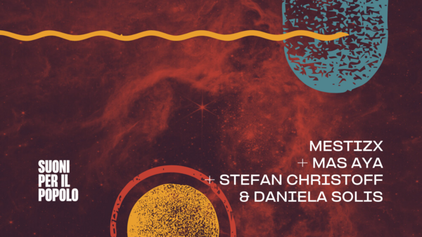 Mestizx  + Mas Aya + Stefan Christoff & Daniela Solis Logo