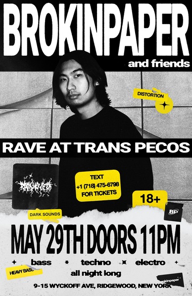 BROKINPAPER & FRIENDS: RAVE AT TRANS PECOS Logo