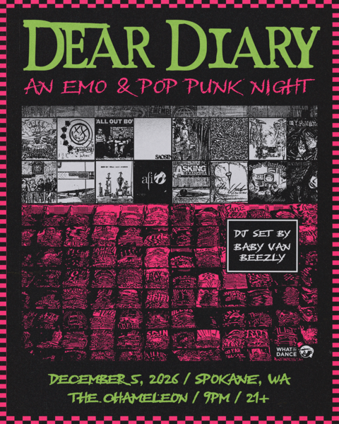 DEAR DIARY: AN EMO & POP PUNK NIGHT Logo