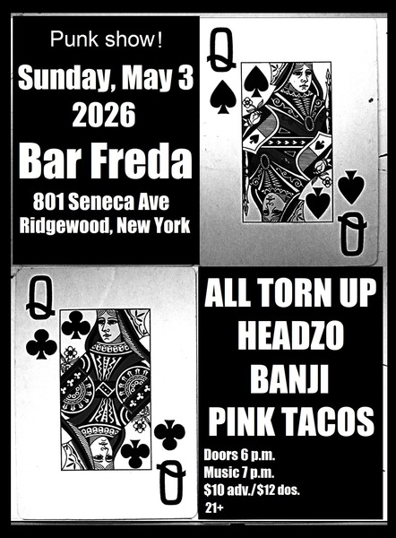 All Torn Up, Headzo, Banji, Pink Tacos Logo
