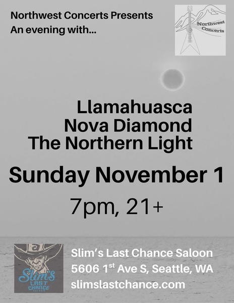 Llamahuasca // Nova Diamond // The Northern Light Logo