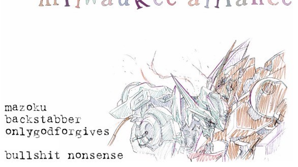 Mazoku + ONLYGODFORGIVES + Bullshit Nonsense + Backstabber Logo