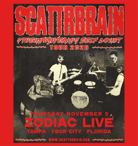 SCATTRBRAIN at Zodiac Live (upstairs) Logo