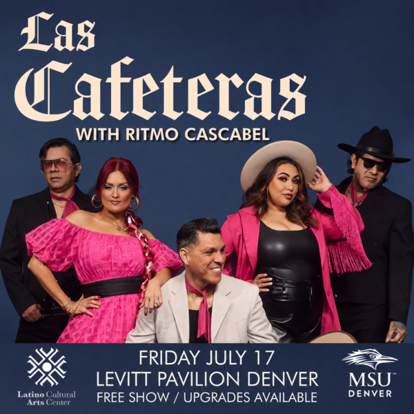 Las Cafeteras with Ritmo Cascabel Logo
