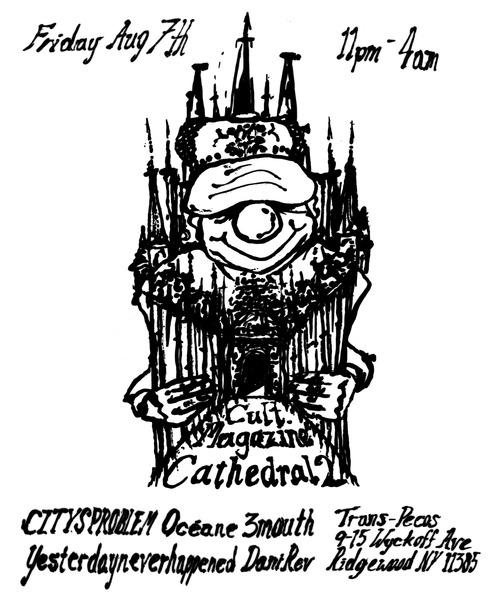 Cathedral 2: CITYSPROBLEM / Océane / 3mouth / Yesterdayneverhappened / Dani Rev Logo