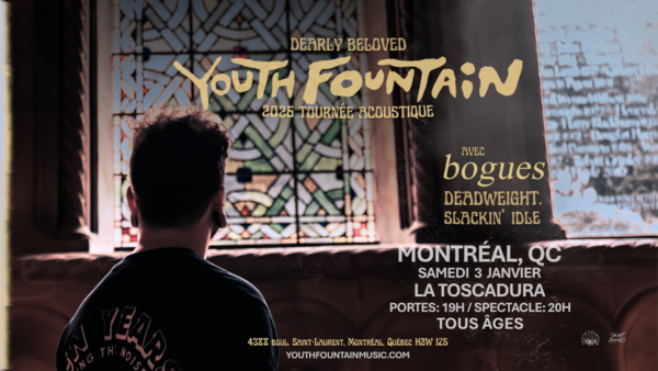 Youth Fountain & Bogues | Dearly Beloved Acoustic Tour Logo