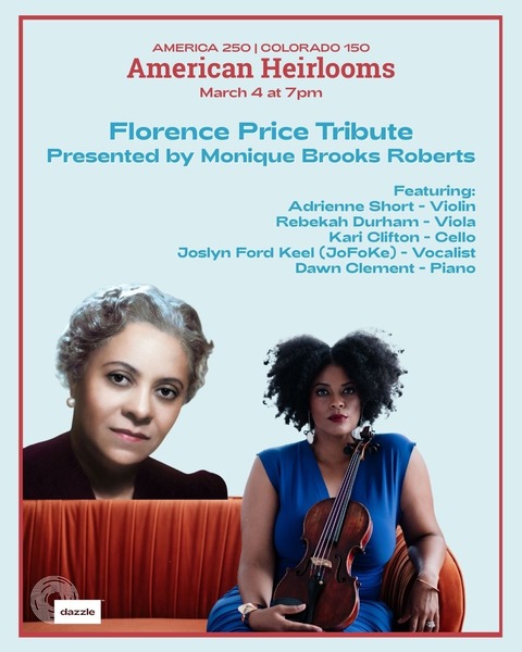 American Heirlooms: Florence Price Tribute presented by Monique Brooks Roberts Logo