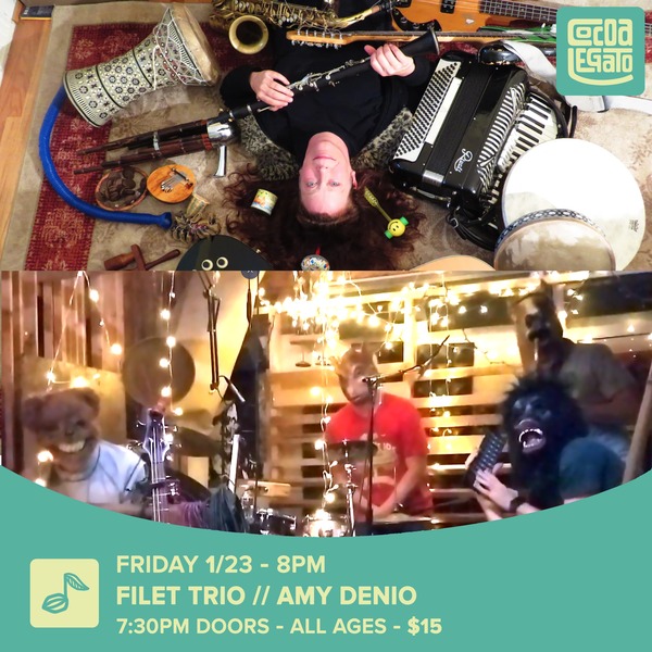 Filet Trio // Amy Denio Logo