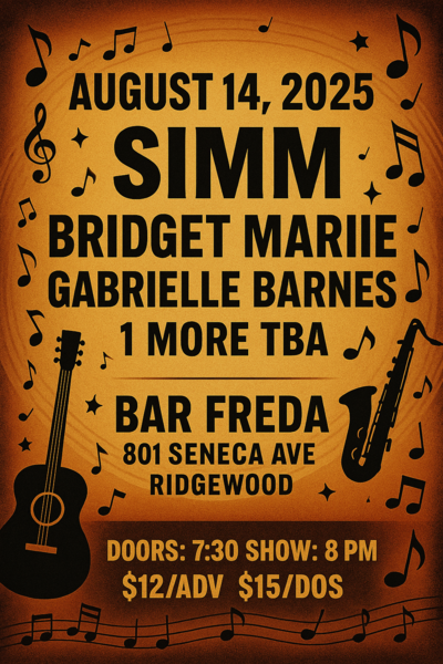 SIMM BRIDGET MARIE • GABRIELLE BARNES 1 MORE TBA Logo