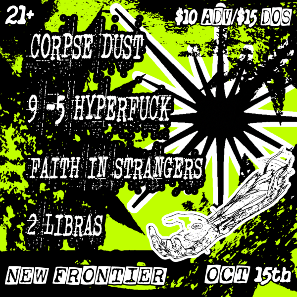 CORPSE DUST | 9 - 5 HYPERFUCK | FAITH IN STRANGERS | 2LIBRAS Logo