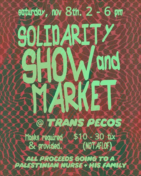 2-6pm Solidarity Show + Market for Palestine Logo