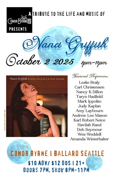 Nanci Griffith Tribute Night Logo