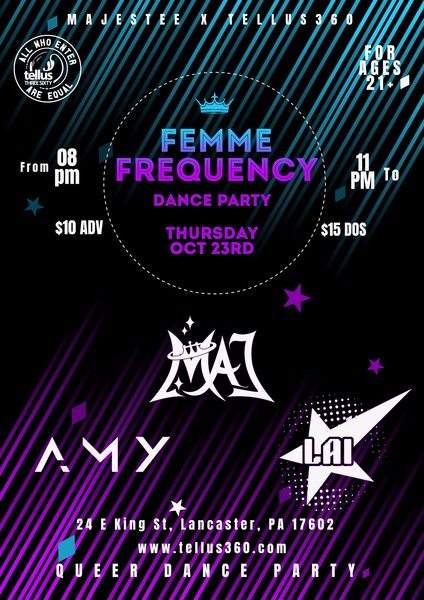 Femme Frequency Dance Party Logo