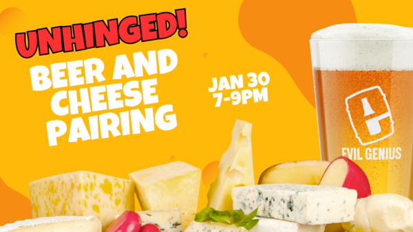 Unhinged Beer and Cheese Pairing! Logo