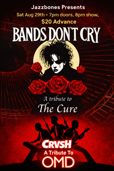 Bands Dont Cry - A Tribute To The Cure, CRVSH - A Tribute To OMD Logo