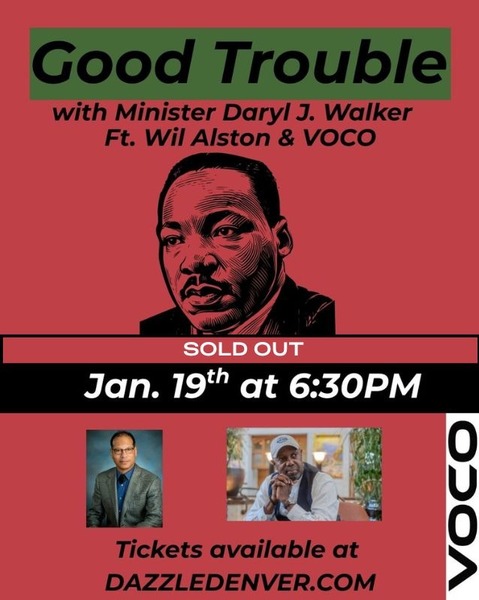 Good Trouble with Minister Daryl J. Walker feat. Wil Alston and VOCO Logo