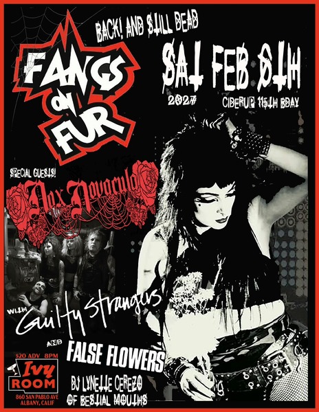 FANGS ON FUR + NOX NOVACULA + GUILTY STRANGERS + FALSE FLOWERS Logo
