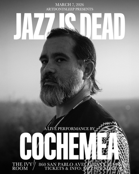 JAZZ IS DEAD - A LIVE PERFORMANCE BY COCHEMEA Logo