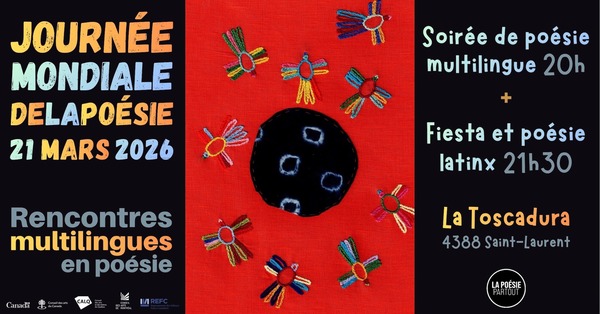 Soirée de poésie multilingue + Fiesta et poésie latinx Logo