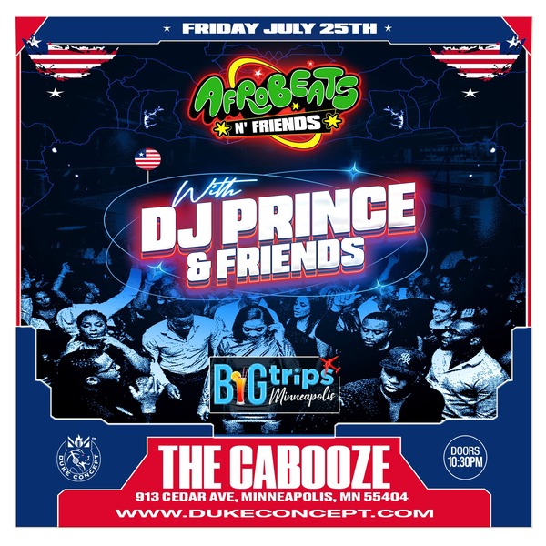 Duke Concepts Presents: Afrobeats & Friends Logo