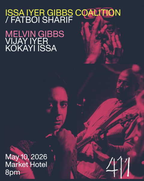 The Issa Iyer Gibbs Coalition / Fatboi Sharif (Melvin Gibbs: How Black Music Took Over the World) Logo