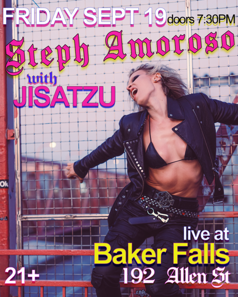 Steph Amoroso with Jisatzu Logo