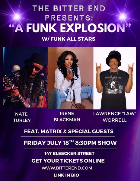A FUNK EXPLOSION • The Bitter End • VenuePilot