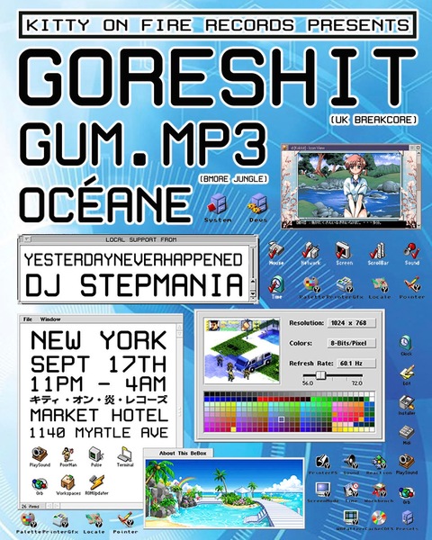 Goreshit x Gum.mp3 Live Logo