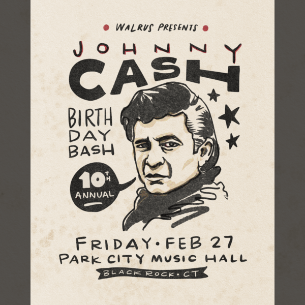 Johnny Cash Birthday Bash Logo