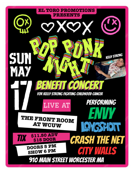 Worcester Pop Punk Night - Benefit Show for Kelly Strong Logo